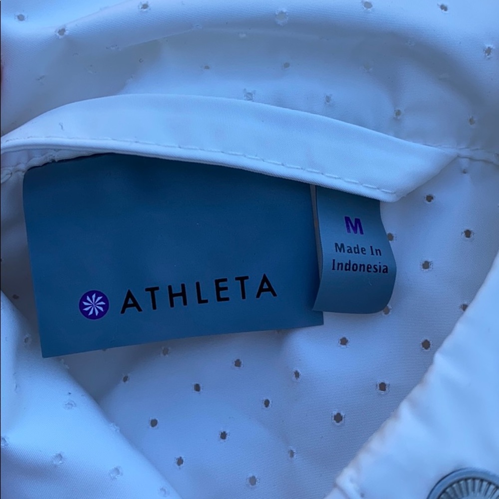 Athleta White Light Weight Performance Jacket - image 7